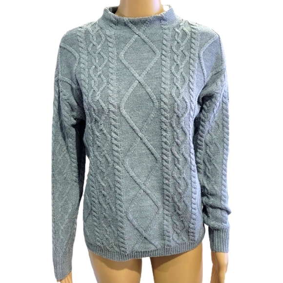 Love By Design Sweaters - Love By Design Nordstrom Gray Chunky Knit Sweater Small